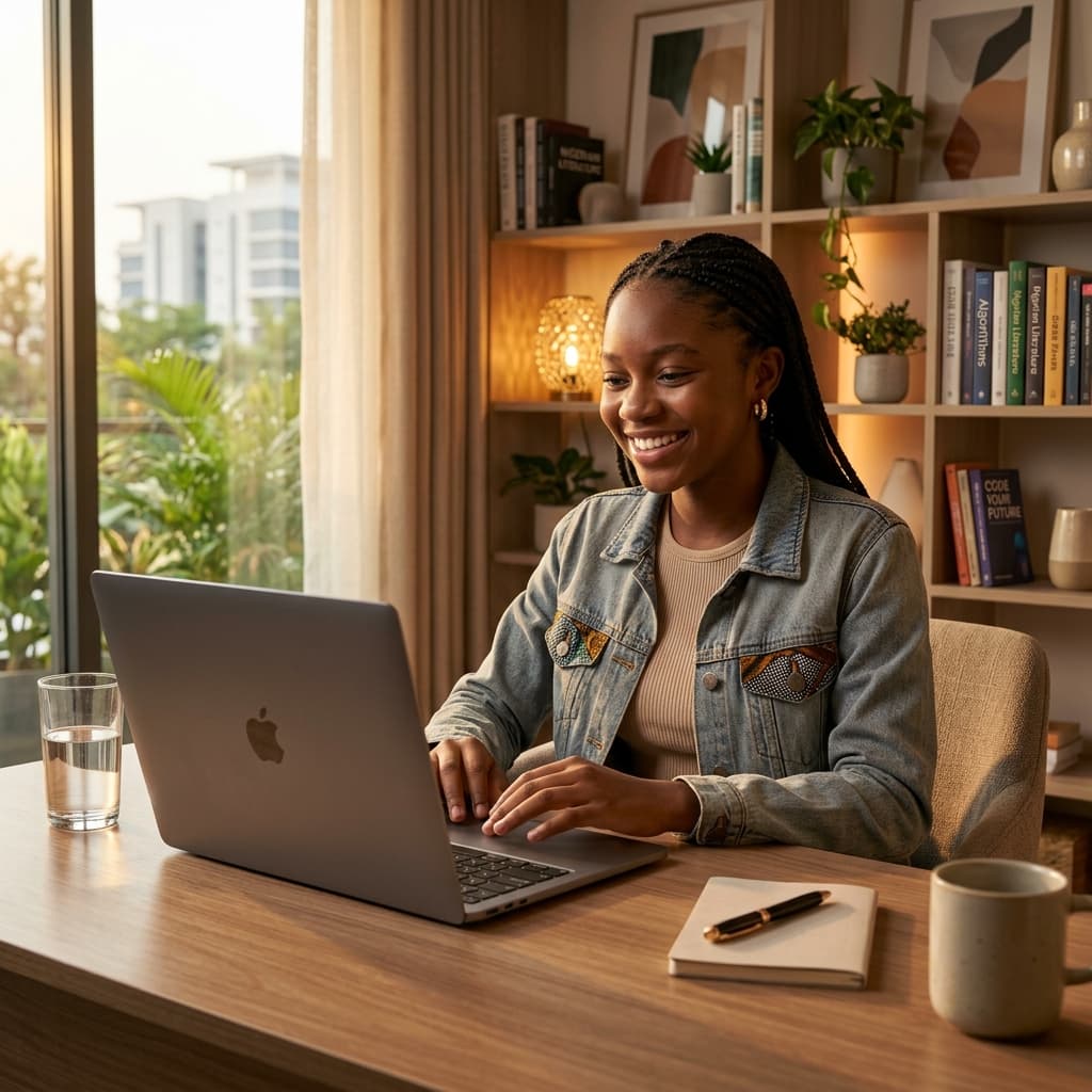 Student learning online