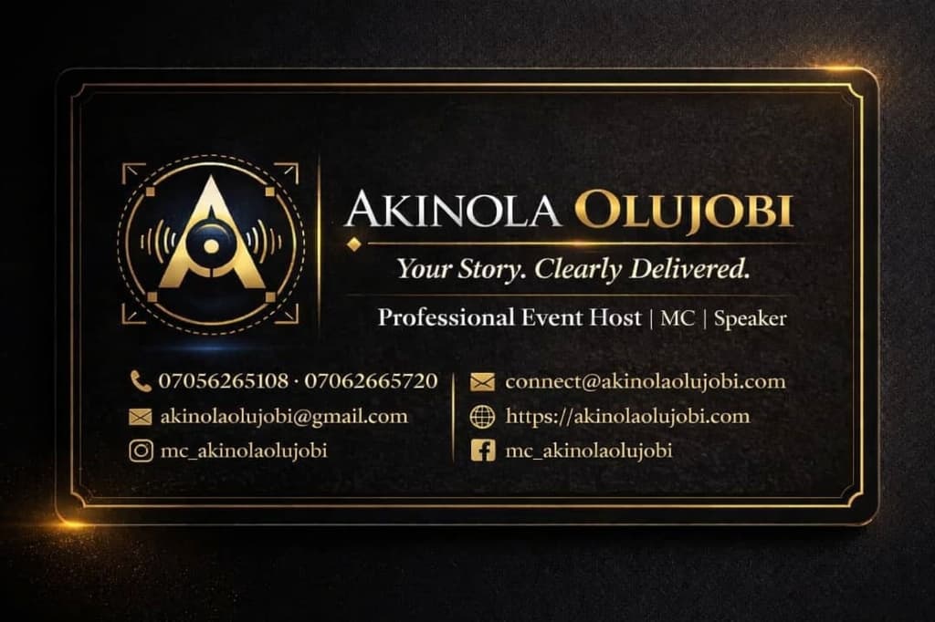 Akinola Olujobi MC Card